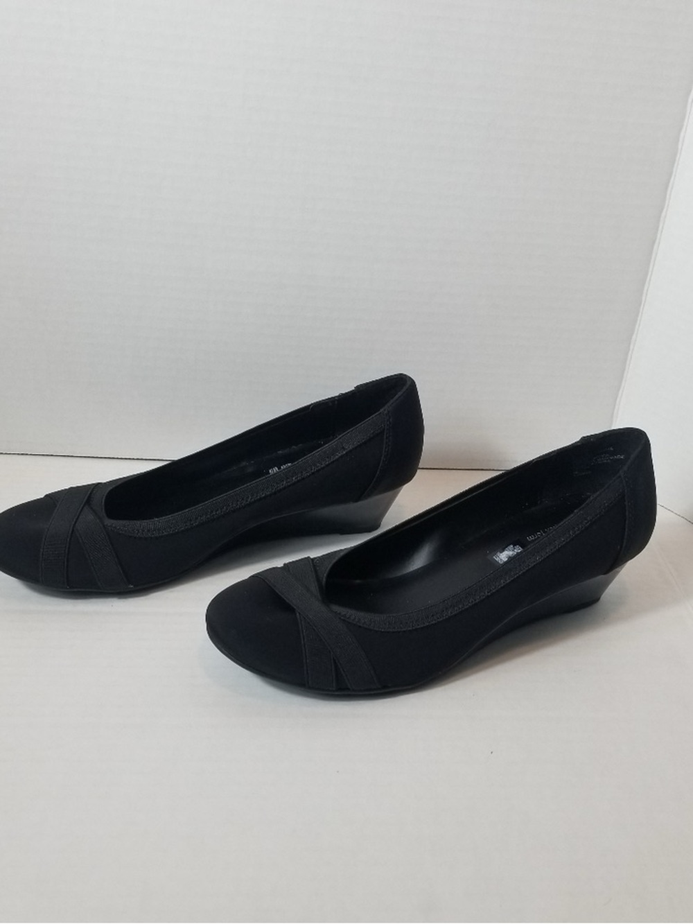 Classic Black Women's Low Wedge Pumps